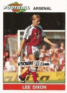 Figurina Lee Dixon - English Football 1991-1992 - Panini