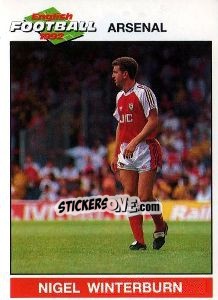 Sticker Nigel Winterburn - English Football 1991-1992 - Panini