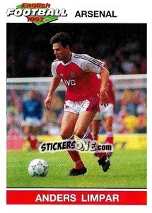 Sticker Anders Limpar - English Football 1991-1992 n. 9 - Panini