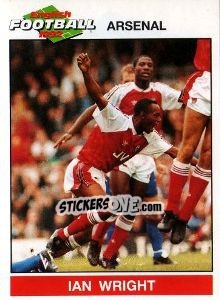 Sticker Ian Wright - English Football 1991-1992 n. 11 - Panini