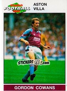 Sticker Gordon Cowans - English Football 1991-1992 n. 13 - Panini