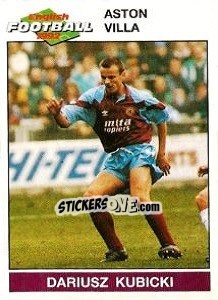 Figurina Dariusz Kubicki - English Football 1991-1992 - Panini