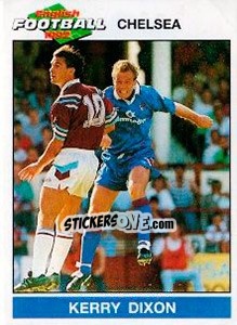 Figurina Kerry Dixon - English Football 1991-1992 - Panini