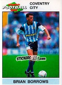 Sticker Brian Borrows - English Football 1991-1992 n. 39 - Panini