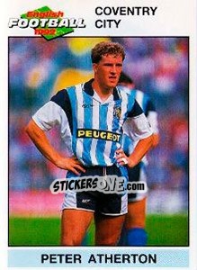 Figurina Peter Atherton - English Football 1991-1992 - Panini