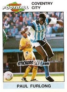 Sticker Paul Furlong - English Football 1991-1992 n. 45 - Panini