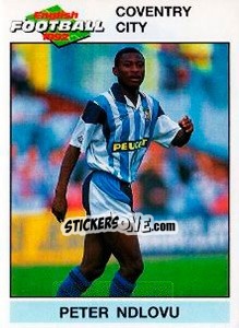 Cromo Peter Ndlovu - English Football 1991-1992 n. 46 - Panini