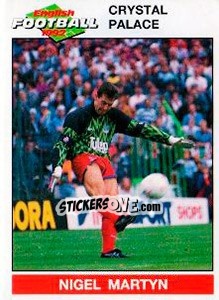 Sticker Nigel Martyn - English Football 1991-1992 n. 50 - Panini