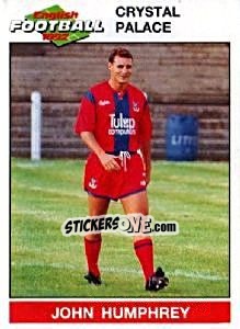 Sticker John Humphrey - English Football 1991-1992 n. 51 - Panini