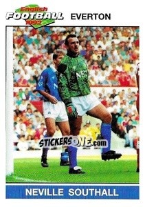Cromo Neville Southall - English Football 1991-1992 - Panini