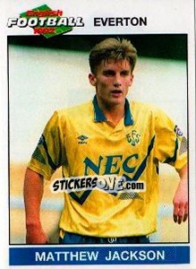 Cromo Matt Jackson - English Football 1991-1992 n. 63 - Panini