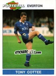 Sticker Tony Cottee - English Football 1991-1992 n. 71 - Panini