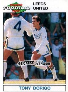 Sticker Tony Dorigo - English Football 1991-1992 n. 76 - Panini