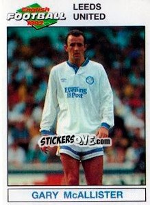Sticker Gary McAllister - English Football 1991-1992 n. 80 - Panini