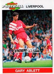 Sticker Gary Ablett - English Football 1991-1992 - Panini