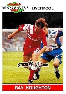 Cromo Ray Houghton - English Football 1991-1992 n. 91 - Panini