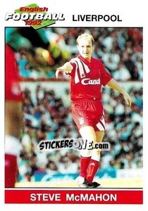 Sticker Steve McMahon - English Football 1991-1992 n. 92 - Panini