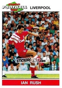 Sticker Ian Rush - English Football 1991-1992 - Panini