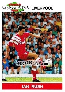 Sticker Ian Rush - English Football 1991-1992 n. 94 - Panini