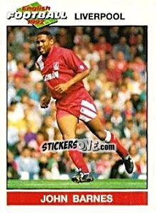 Sticker John Barnes - English Football 1991-1992 n. 96 - Panini