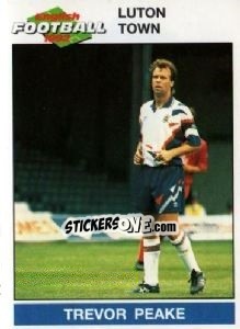 Sticker Trevor Peake - English Football 1991-1992 n. 97 - Panini