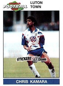 Sticker Chris Kamara - English Football 1991-1992 - Panini
