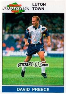 Figurina David Preece - English Football 1991-1992 - Panini