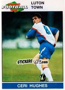 Cromo Ceri Hughes - English Football 1991-1992 - Panini