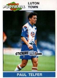 Sticker Paul Telfer - English Football 1991-1992 n. 105 - Panini