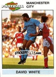 Sticker David White - English Football 1991-1992 - Panini