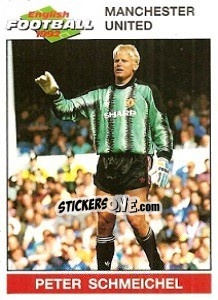 Sticker Peter Schmeichel - English Football 1991-1992 n. 122 - Panini