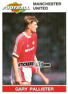 Cromo Gary Pallister - English Football 1991-1992 - Panini