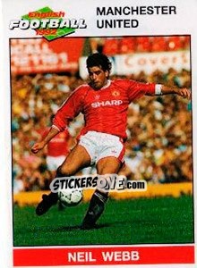 Cromo Neil Webb - English Football 1991-1992 - Panini