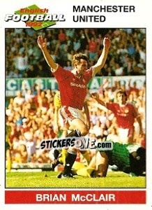 Figurina McClair - English Football 1991-1992 n. 129 - Panini