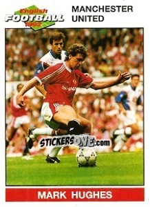 Sticker Mark Hughes - English Football 1991-1992 n. 130 - Panini
