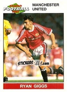 Sticker Ryan Giggs - English Football 1991-1992 n. 131 - Panini