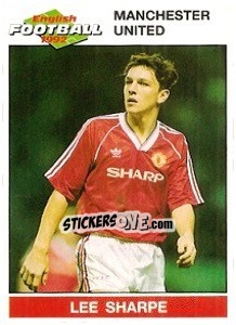 Sticker Lee Sharpe - English Football 1991-1992 n. 132 - Panini