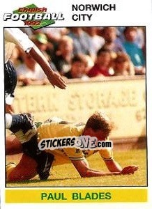 Cromo Paul Blades - English Football 1991-1992 n. 137 - Panini
