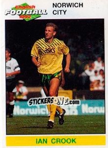 Figurina Ian Crook - English Football 1991-1992 - Panini