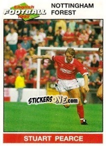 Sticker Stuart Pearce - English Football 1991-1992 n. 145 - Panini