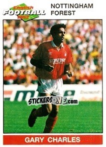 Sticker Gary Charles - English Football 1991-1992 n. 147 - Panini