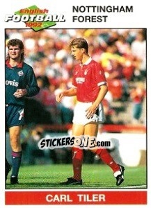Sticker Carl Tiler - English Football 1991-1992 n. 149 - Panini