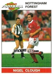 Sticker Nigel Clough - English Football 1991-1992 n. 152 - Panini
