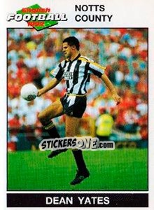 Sticker Dean Yates - English Football 1991-1992 n. 161 - Panini