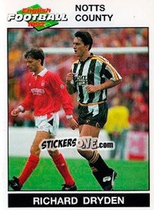 Sticker Richard Dryden - English Football 1991-1992 n. 164 - Panini