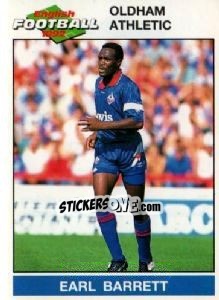 Figurina Earl Barrett - English Football 1991-1992 - Panini