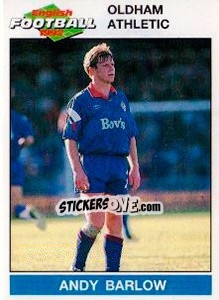 Sticker Andy Barlow - English Football 1991-1992 - Panini