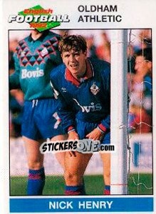Sticker Nick Henry - English Football 1991-1992 - Panini