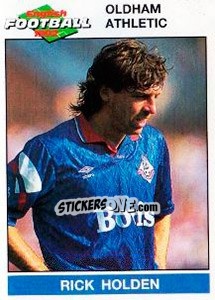 Cromo Rick Holden - English Football 1991-1992 n. 178 - Panini