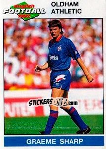 Sticker Graeme Sharp - English Football 1991-1992 n. 179 - Panini